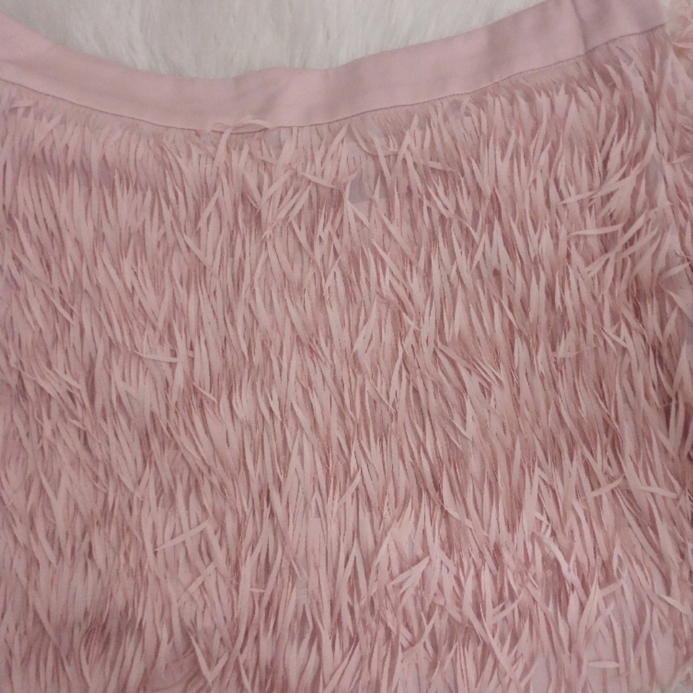 Express Pink Ruched Mini Skirt - Picture 5 of 5
